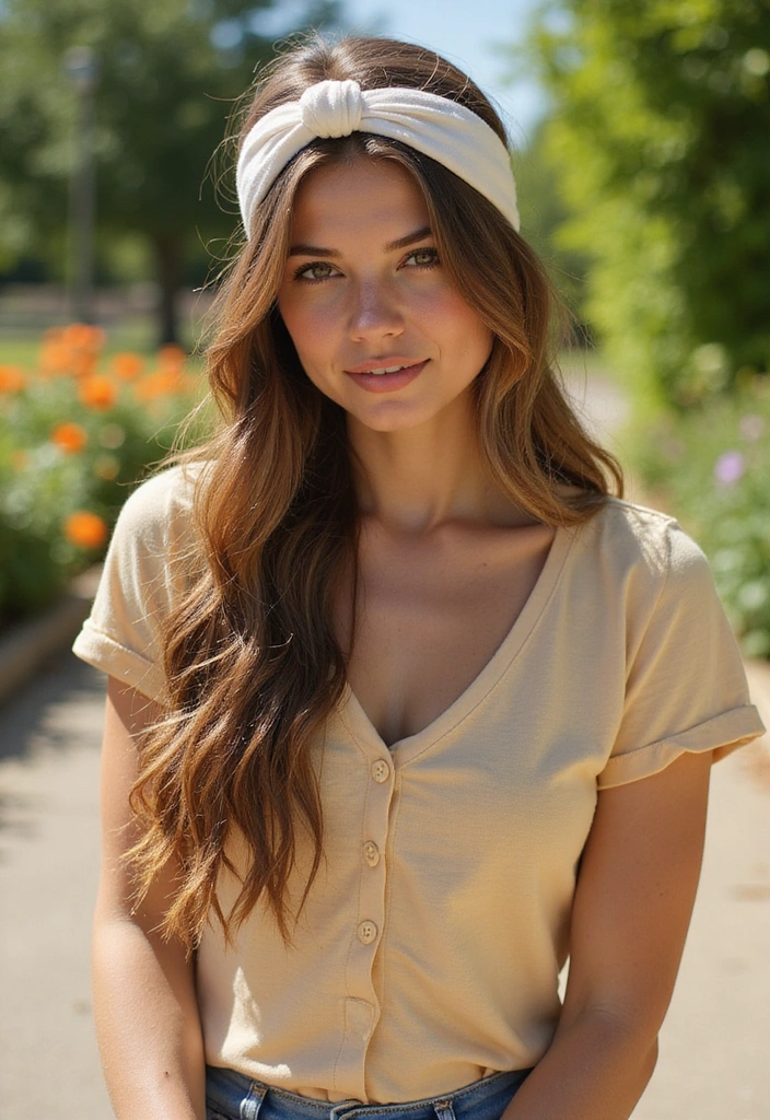 21 Casual Hairstyles for Long Hair That'll Turn Heads (You Won't Believe #11!) - 10. Simple Headband Twist