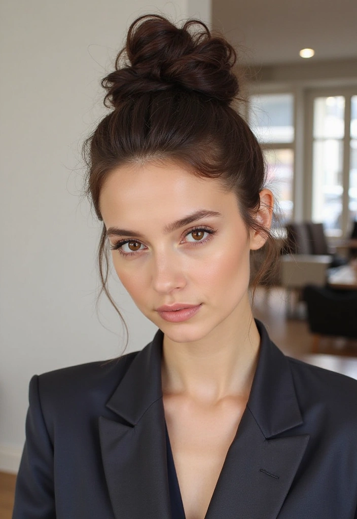 21 Casual Hairstyles for Long Hair That'll Turn Heads (You Won't Believe #11!) - 12. Sleek High Bun
