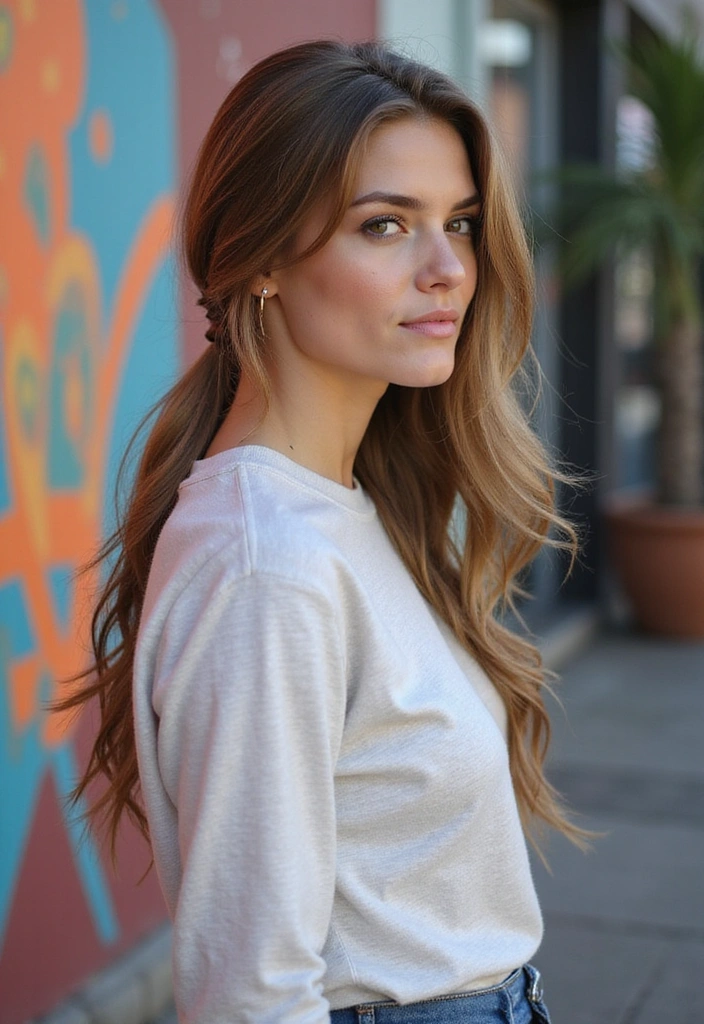 21 Casual Hairstyles for Long Hair That'll Turn Heads (You Won't Believe #11!) - 16. Twisted Low Side Ponytail