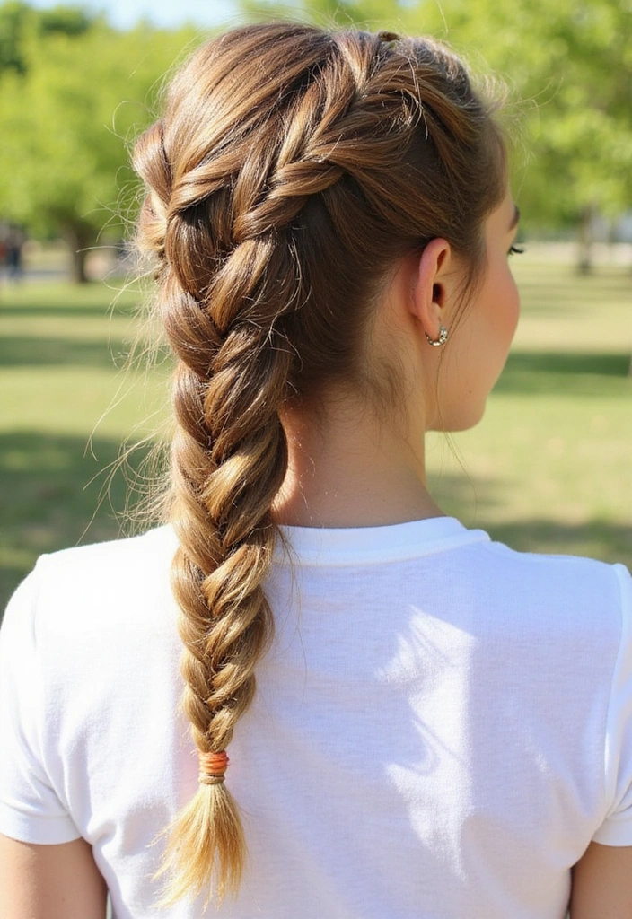 21 Casual Hairstyles for Long Hair That'll Turn Heads (You Won't Believe #11!) - 15. Classic French Braid