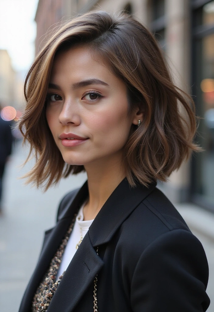 22 Elegant Oval Face Hairstyles That'll Make You Feel Like Royalty! - 5. Textured Bob