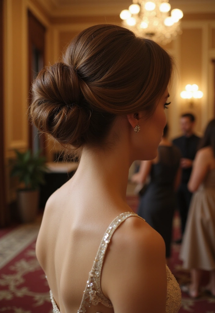 22 Elegant Oval Face Hairstyles That'll Make You Feel Like Royalty! - 11. Upswept Bun