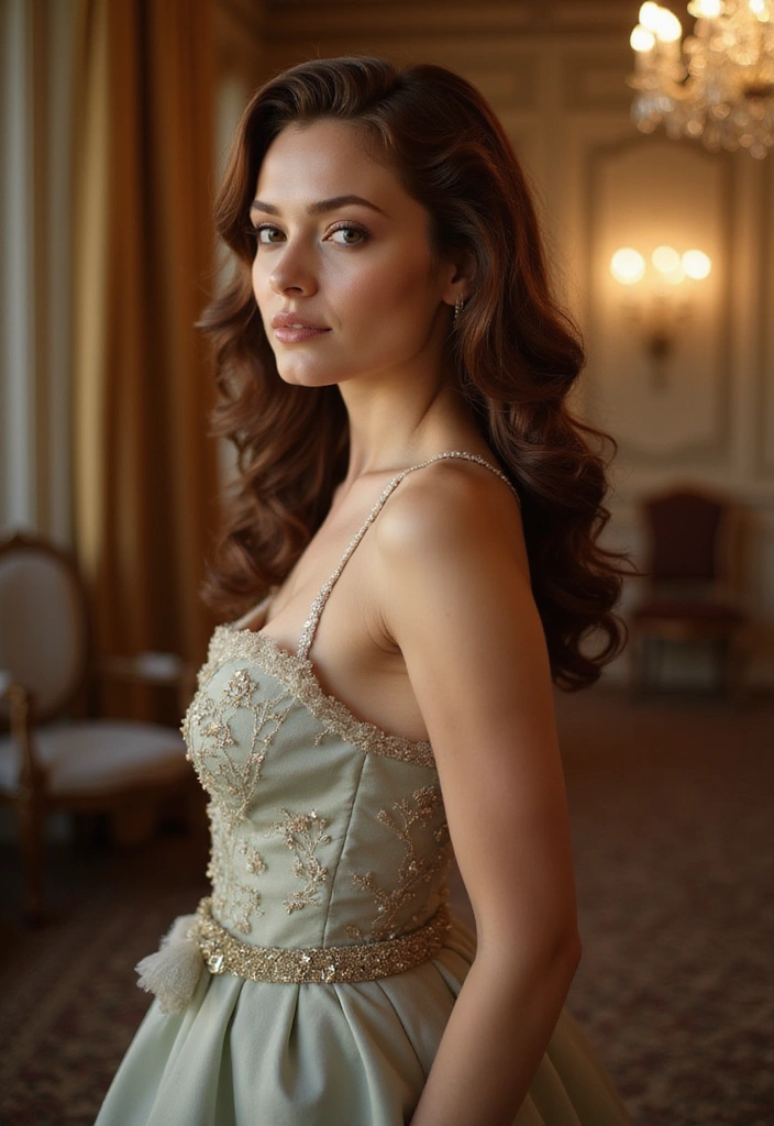 22 Elegant Oval Face Hairstyles That'll Make You Feel Like Royalty! - 7. Vintage Glam Waves