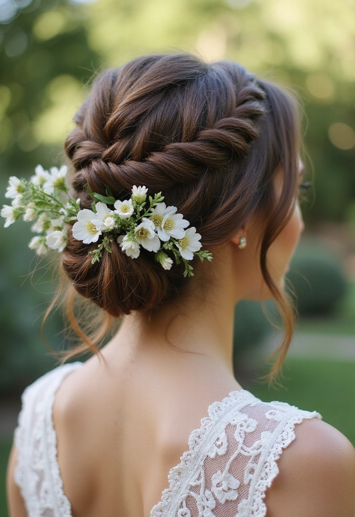 22 Elegant Oval Face Hairstyles That'll Make You Feel Like Royalty! - 6. Elegant Braided Updo
