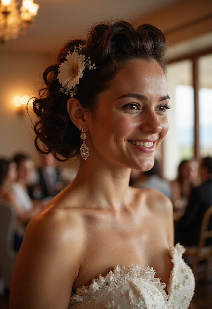 21 Cute Curly Haircut Ideas You’ll Want to Try Right Now! - 8. The Curly Updo