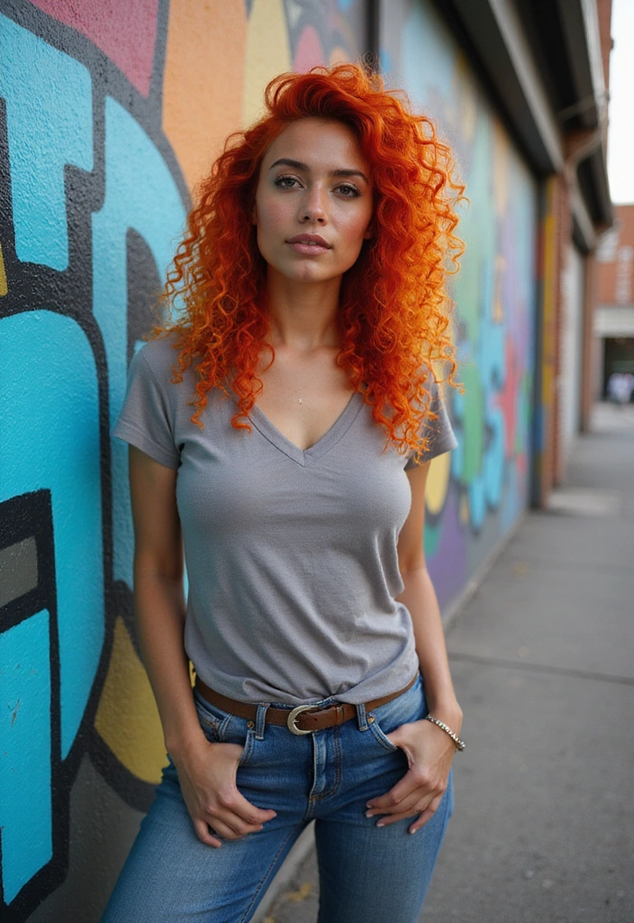 21 Cute Curly Haircut Ideas You’ll Want to Try Right Now! - 12. Bold Color Choices
