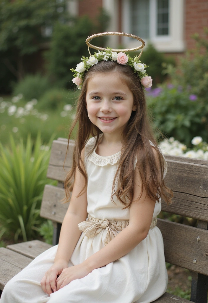 21 Braided Haircuts for Kids That'll Turn Heads at School (Wait Until You See #9!) - 6. Halo Braid