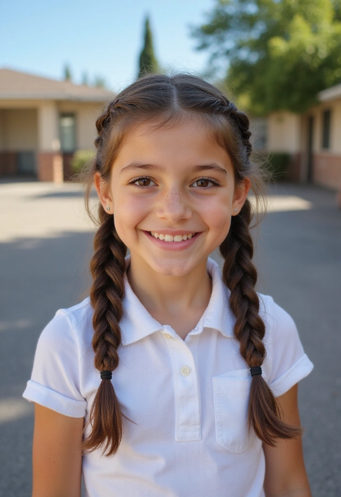 21 Braided Haircuts for Kids That'll Turn Heads at School (Wait Until You See #9!) - 1. Classic French Braid