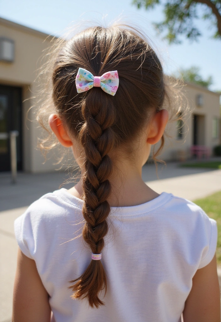 21 Braided Haircuts for Kids That'll Turn Heads at School (Wait Until You See #9!) - 4. Side Braid with a Twist
