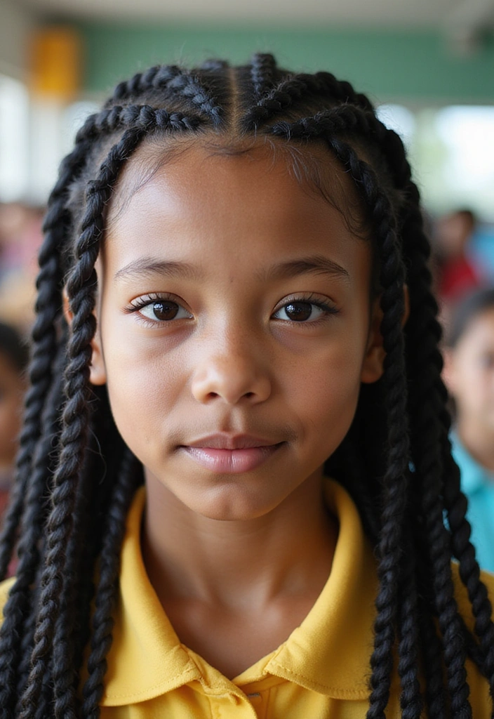 21 Braided Haircuts for Kids That'll Turn Heads at School (Wait Until You See #9!) - 18. Cornrow Braids