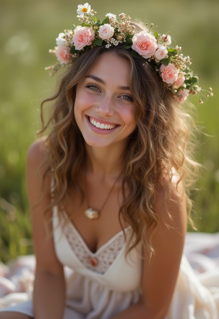 21 Easy Curly Haircuts That'll Make You Fall in Love with Your Curls! - 8. Curly Half-Up, Half-Down