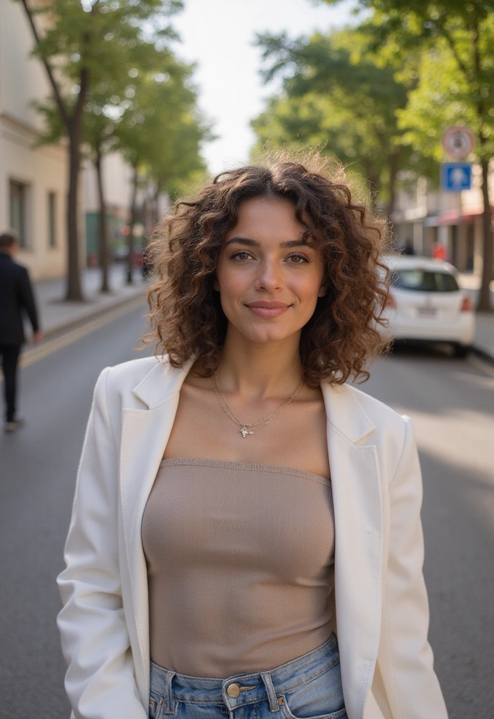 21 Easy Curly Haircuts That'll Make You Fall in Love with Your Curls! - 5. The Curly Lob