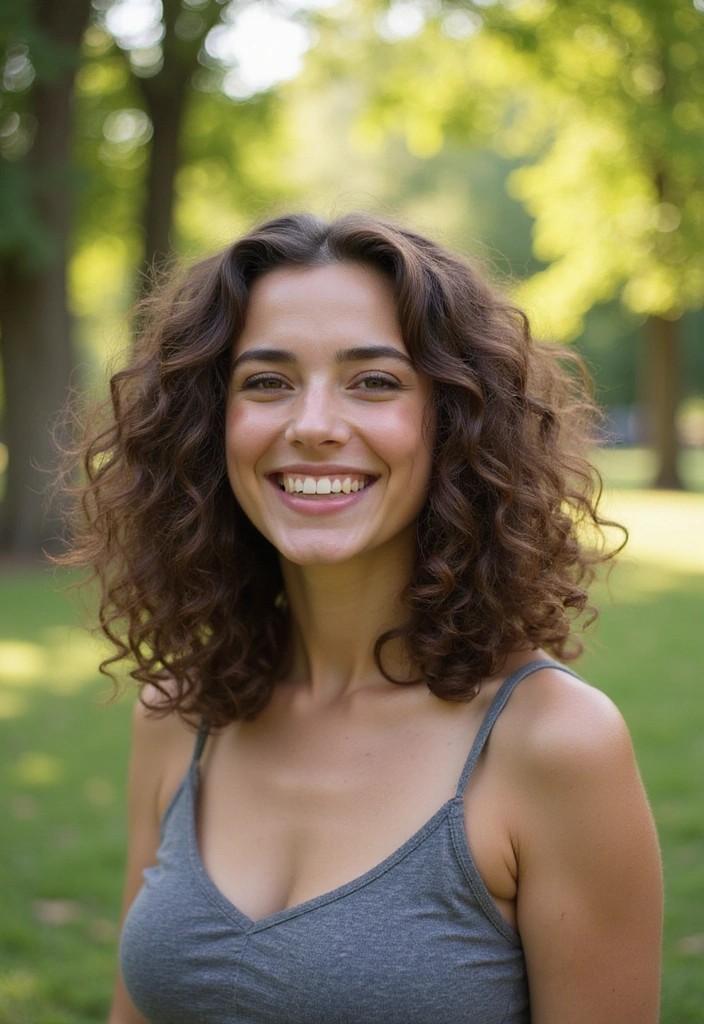 21 Easy Curly Haircuts That'll Make You Fall in Love with Your Curls! - 3. Shoulder-Length Layers