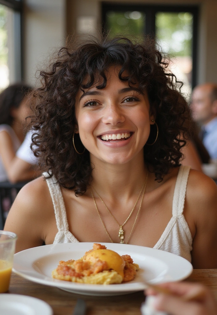 21 Easy Curly Haircuts That'll Make You Fall in Love with Your Curls! - 16. Curly Bangs