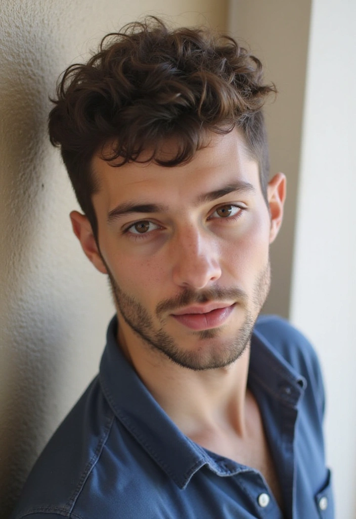 21 Male Curly Hairstyles That Will Turn Heads (You Won't Believe #12!) - 1. The Classic Curly Top