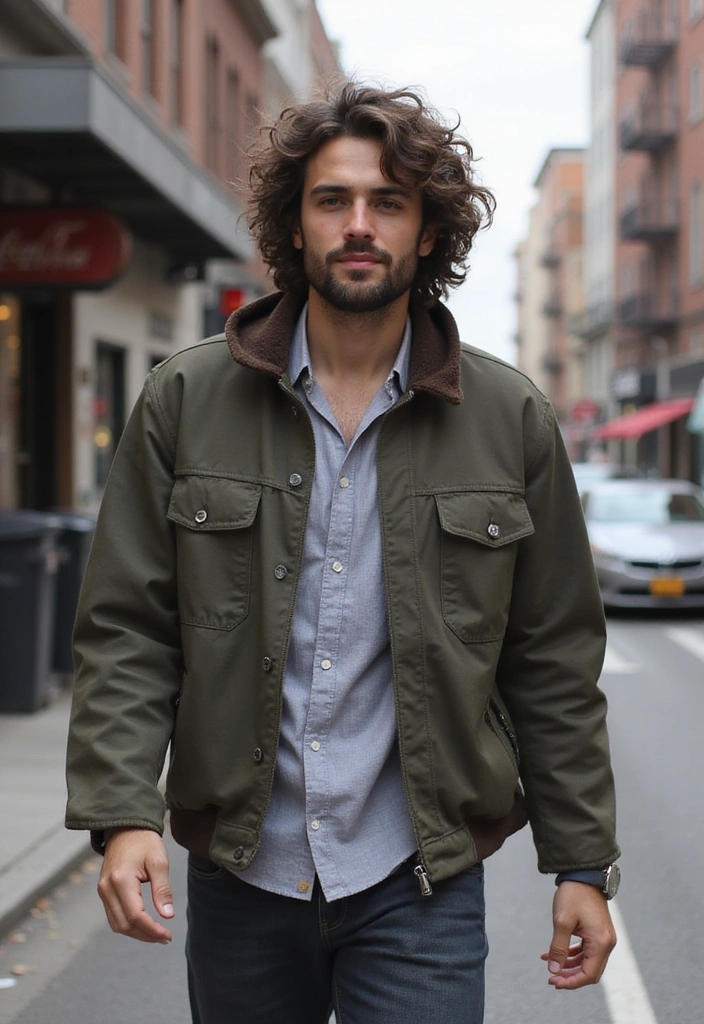 21 Male Curly Hairstyles That Will Turn Heads (You Won't Believe #12!) - 4. The Messy Curly Look