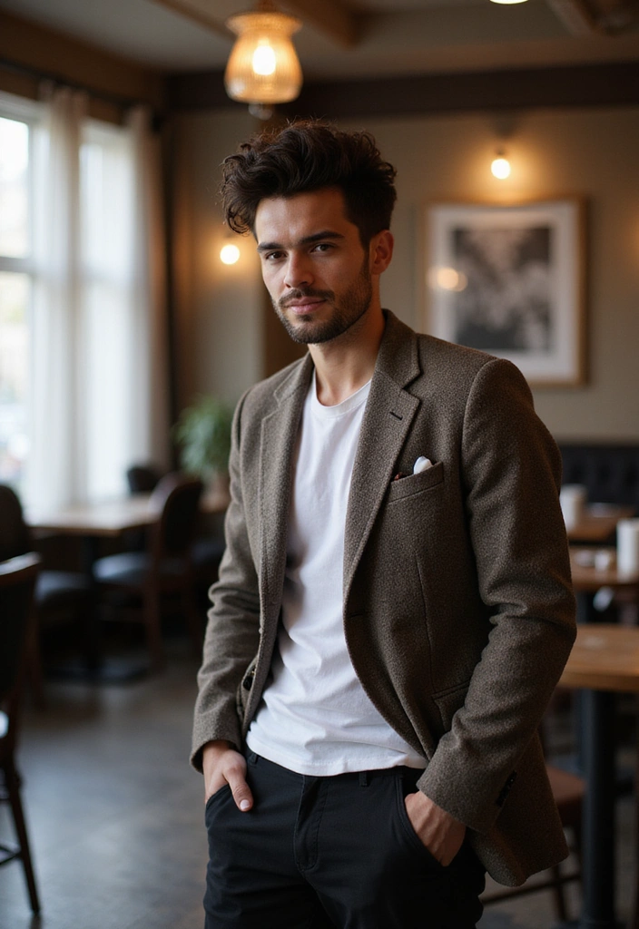 21 Male Curly Hairstyles That Will Turn Heads (You Won't Believe #12!) - 8. The Curly Pompadour