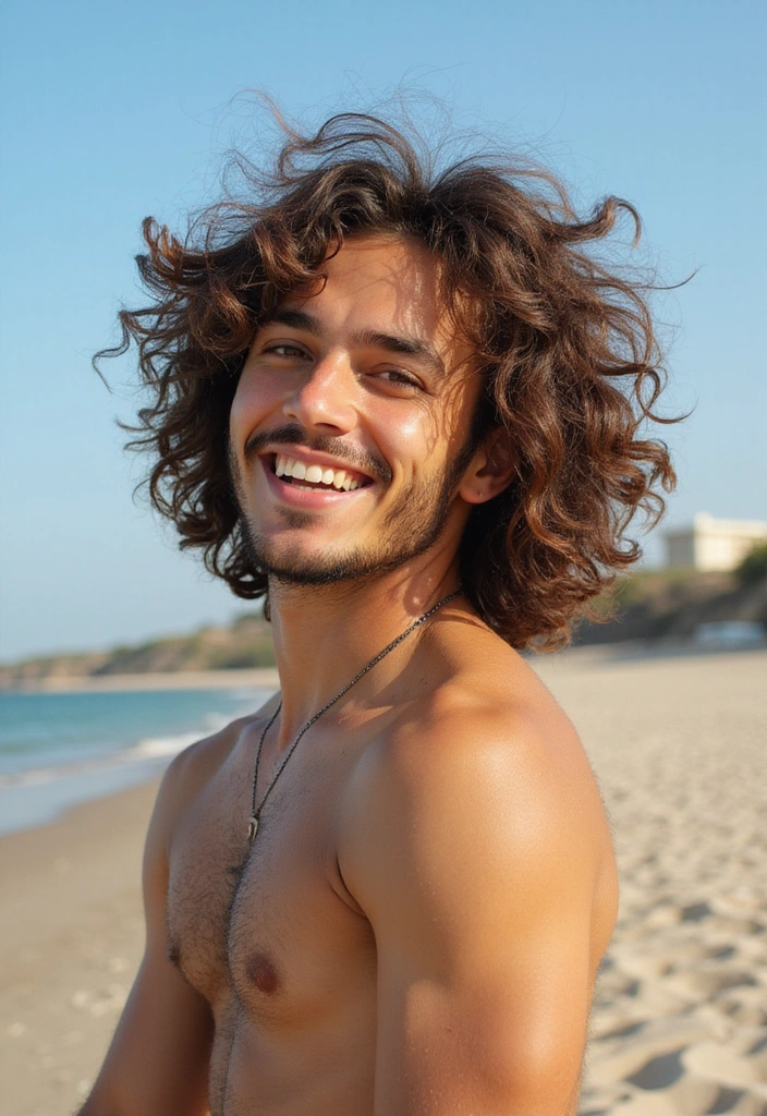 21 Male Curly Hairstyles That Will Turn Heads (You Won't Believe #12!) - 9. The Curly Bro Flow