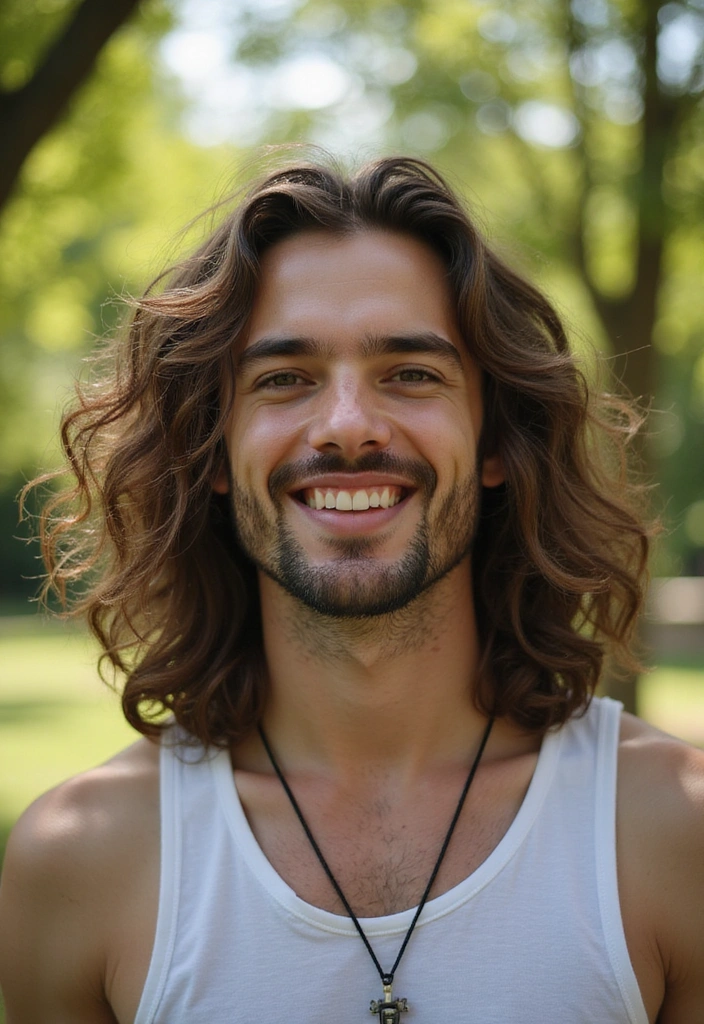 21 Male Curly Hairstyles That Will Turn Heads (You Won't Believe #12!) - 3. The Long Curly Mane