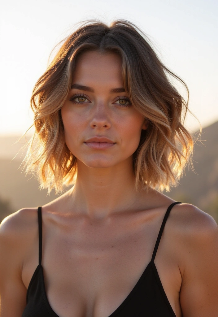 21 Stunning Choppy Bob Hairstyles to Inspire Your Next Big Hair Change! - 15. The Ombre Choppy Bob