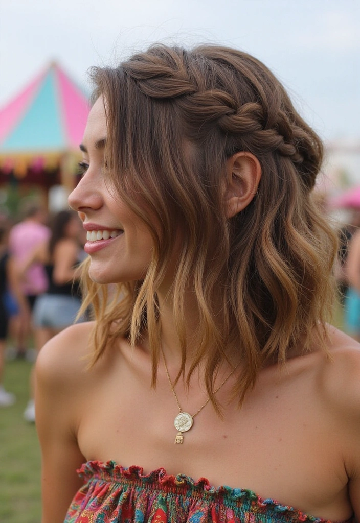 21 Stunning Choppy Bob Hairstyles to Inspire Your Next Big Hair Change! - 14. The Braided Choppy Bob