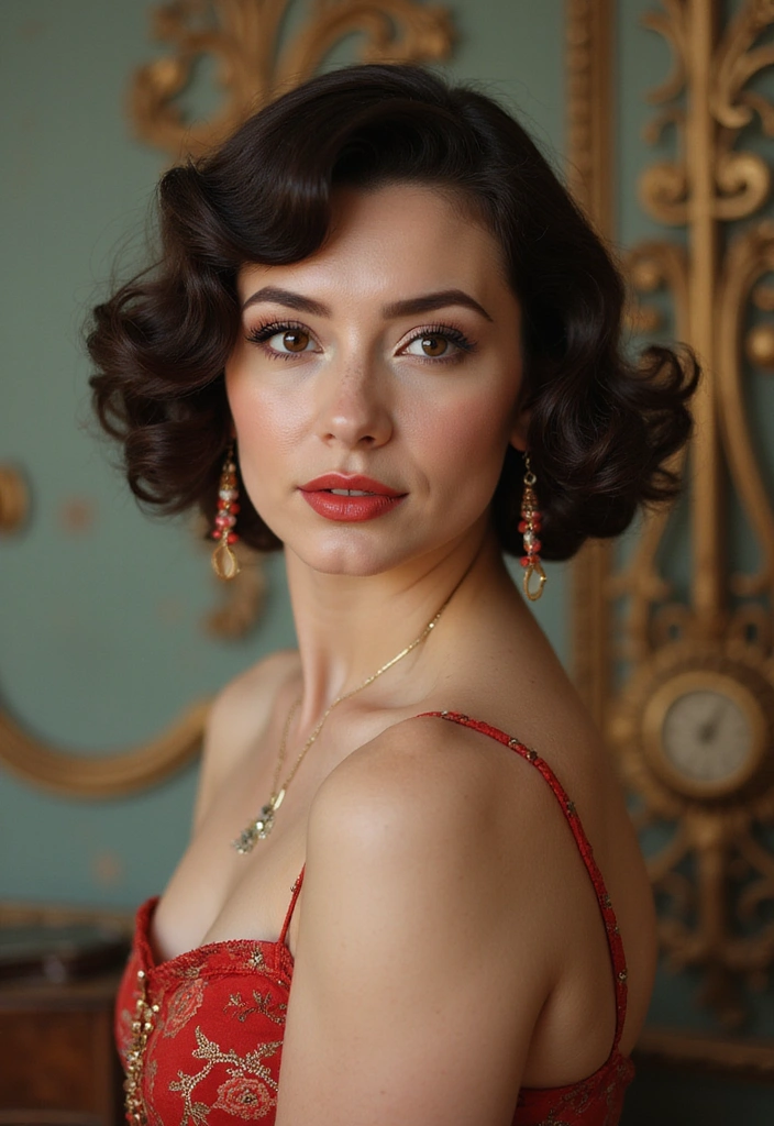 21 Curly Bob Ideas That Will Transform Your Look (You Won't Believe #7!) - 14. Curly Bob with Retro Vibes