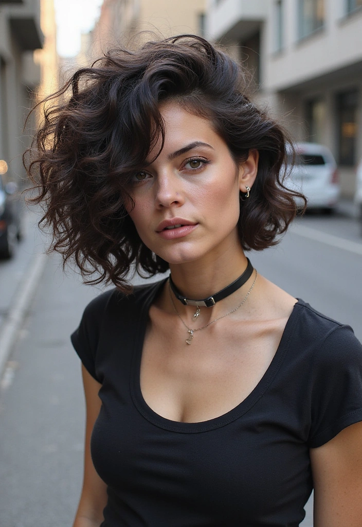 21 Curly Bob Ideas That Will Transform Your Look (You Won't Believe #7!) - 7. Curly Bob with Undercut (You Won't Believe #7!)