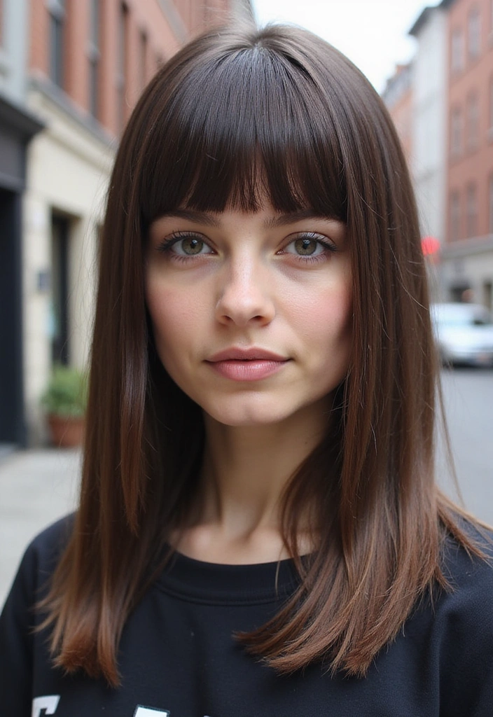 21 Aesthetic Long Bob Hairstyles You’ll Obsess Over (Wait Until You See #7!) - 2. Sleek and Straight
