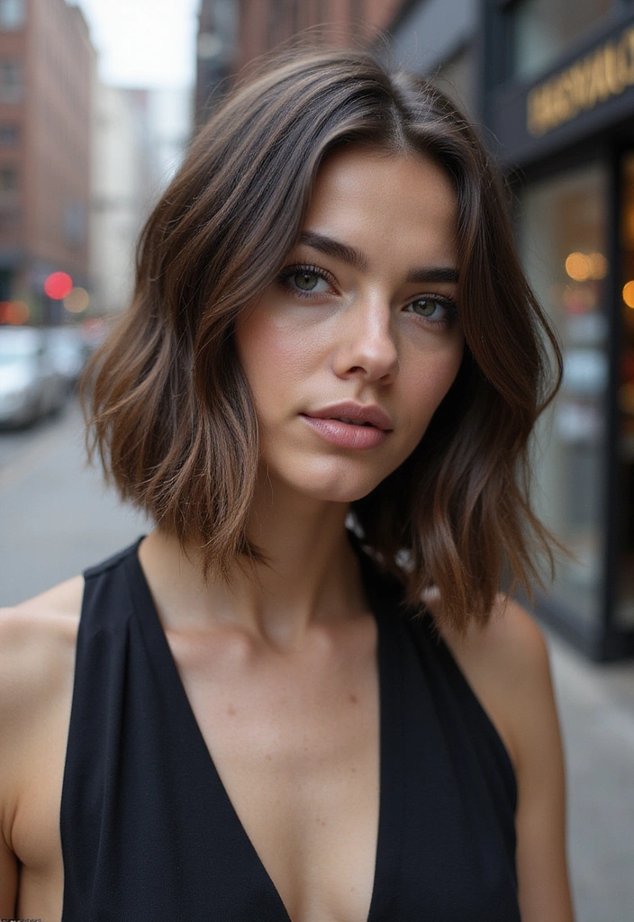 21 Aesthetic Long Bob Hairstyles You’ll Obsess Over (Wait Until You See #7!) - 21. The Contemporary Lob