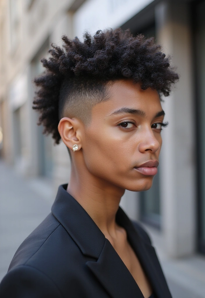 21 Short Curly Hair Styles That Will Make You Want to Chop It All Off! - 5. Curly Undercut