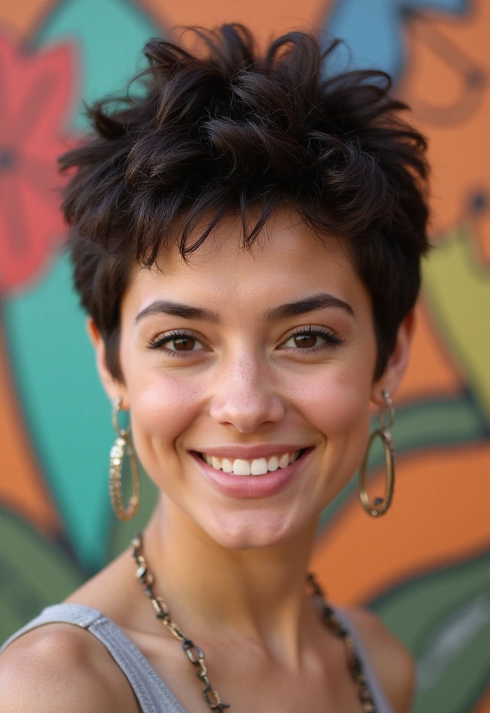 21 Short Curly Hair Styles That Will Make You Want to Chop It All Off! - 1. The Playful Pixie