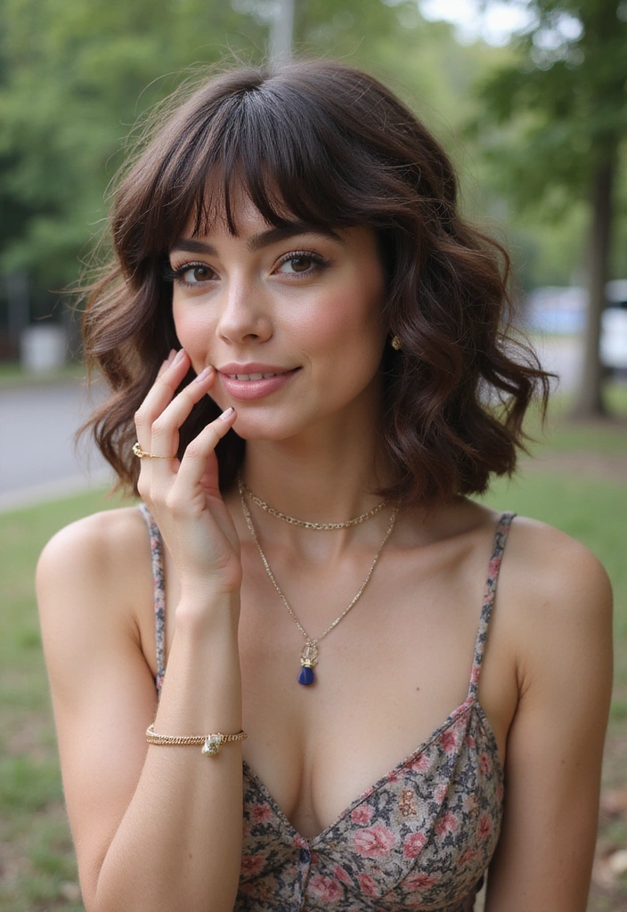 21 Short Curly Hair Styles That Will Make You Want to Chop It All Off! - 9. Curly Bangs