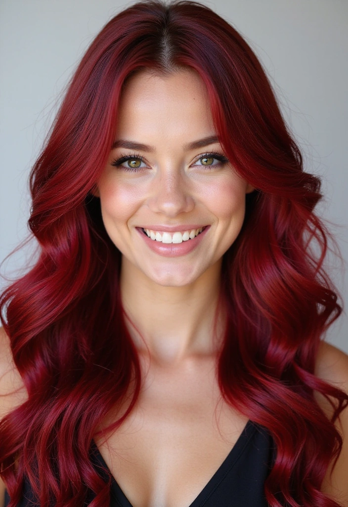 21 Stunning Burgundy Hair Ideas That Will Make You Want to Book a Dye Appointment Today! - 15. Cherry Burgundy