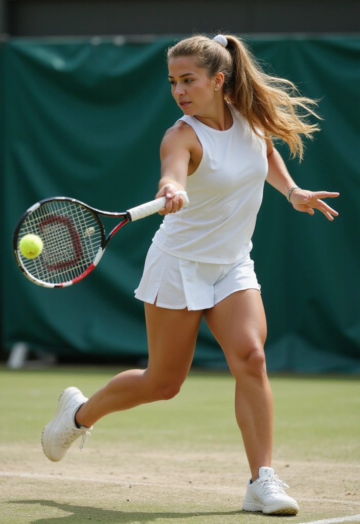 21 Tennis Hairstyles That'll Make You Look Like a Pro on the Court! - 15. Bouffant Ponytail