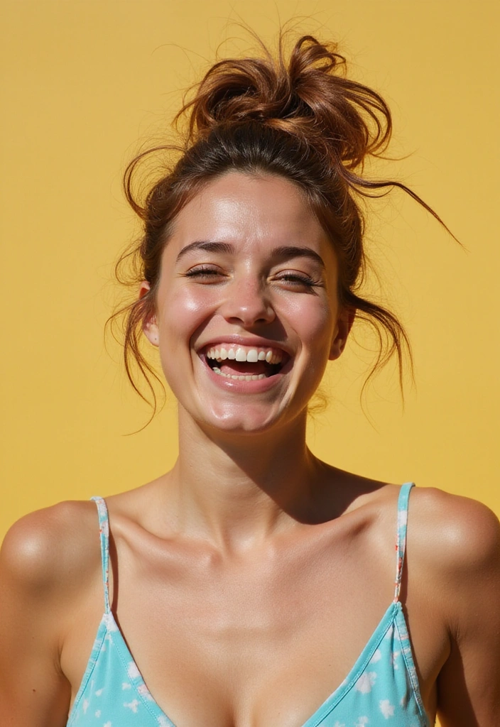 20 Gorgeous Hair Down Hairstyles That Will Turn Heads (You Won't Believe #11!) - 5. Messy Bun with Strands Down