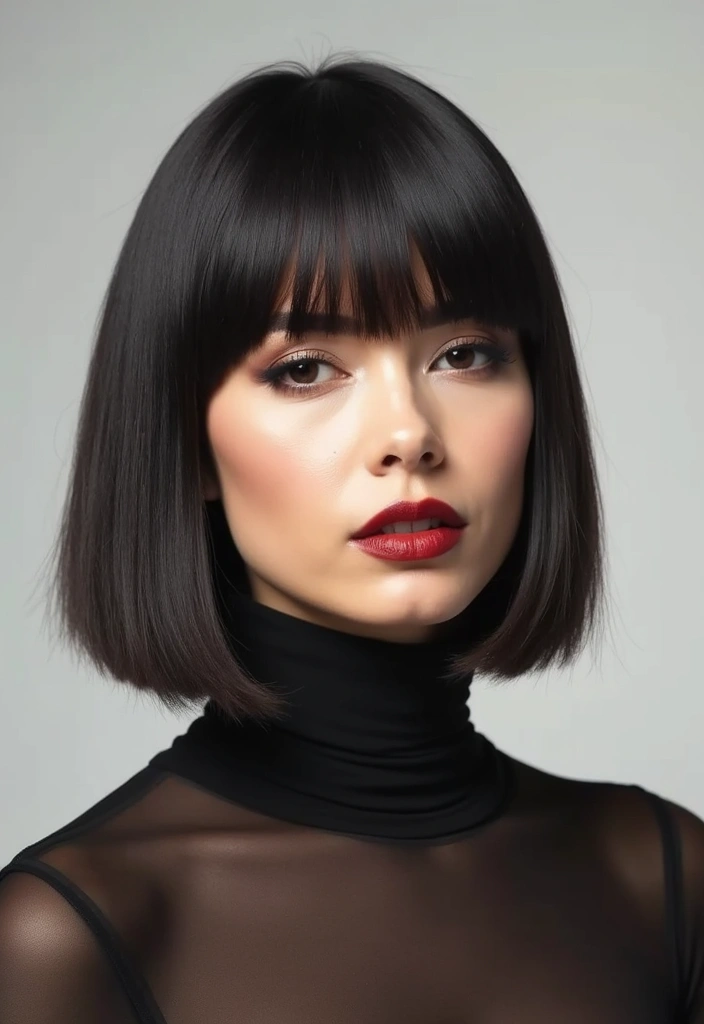 21 Shorter Layered Haircuts That'll Transform Your Look Instantly (You Won't Believe #5!) - 12. Blunt Layered Cut