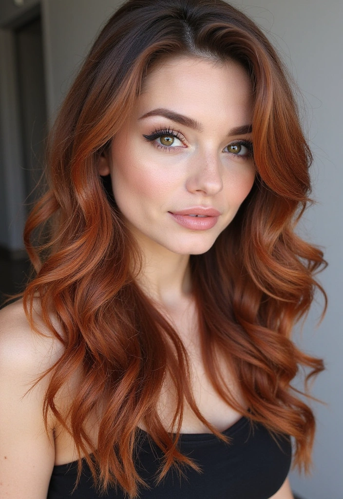21 Stunning Light Brown Hair Ideas You Need to Try Right Now (You Won't Believe #15!) - 12. Auburn Infused Light Brown