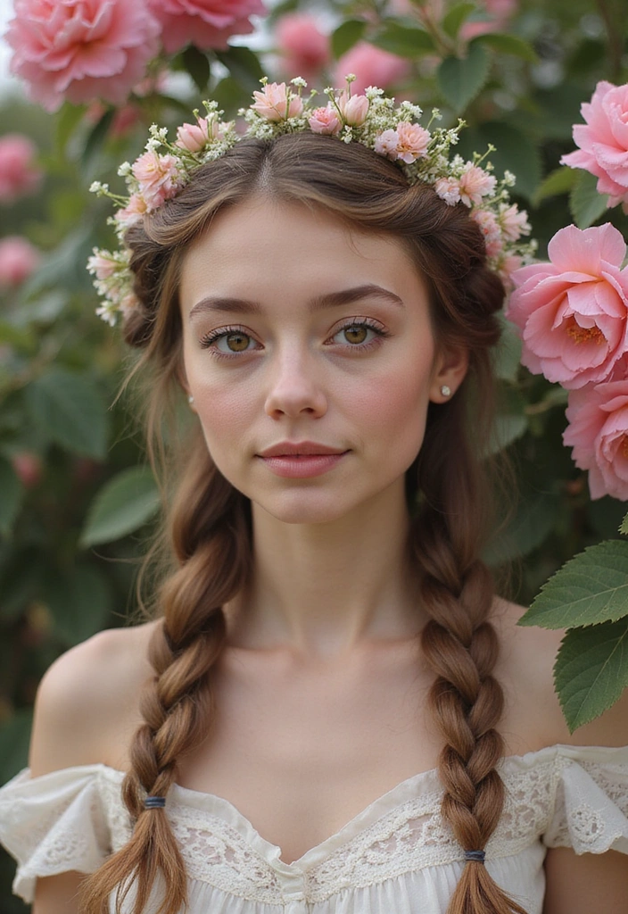 20 Gorgeous Hair Down Hairstyles That Will Turn Heads (You Won't Believe #11!) - 4. Braided Crown