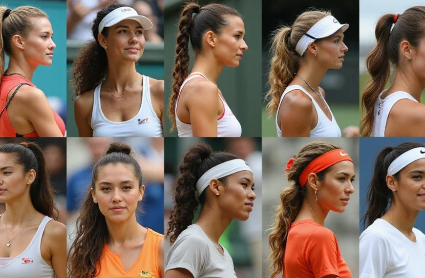 20+ Cute and Practical Tennis Hairstyles That Stay Put on the Court
