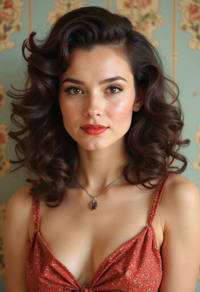 21 Stunning Hairstyles for Medium Length Hair That Will Turn Heads! - 16. Pin-Up Curls