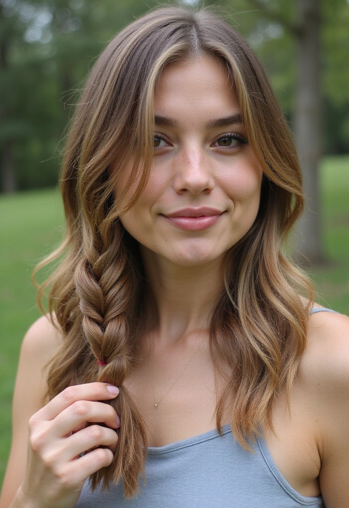 21 Stunning Hairstyles for Medium Length Hair That Will Turn Heads! - 4. Playful Braids