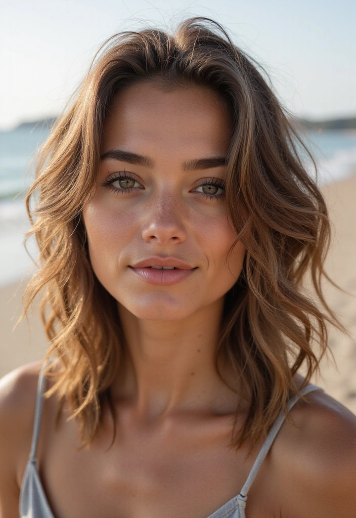 21 Stunning Hairstyles for Medium Length Hair That Will Turn Heads! - 1. Effortless Beach Waves