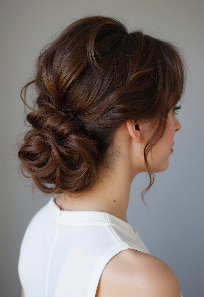 21 Baddie Curly Hairstyles That'll Make You the Queen of Curls (You Won't Believe #9!) - 20. Curly Sleek Low Bun