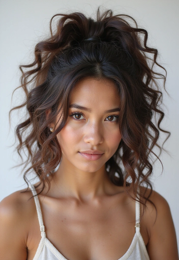 21 Baddie Curly Hairstyles That'll Make You the Queen of Curls (You Won't Believe #9!) - 1. The Classic Curly Ponytail