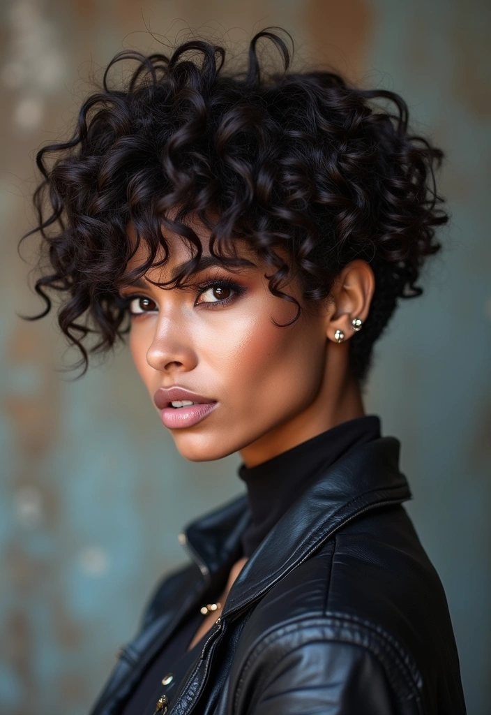 21 Baddie Curly Hairstyles That'll Make You the Queen of Curls (You Won't Believe #9!) - 8. Curly Shag Cut