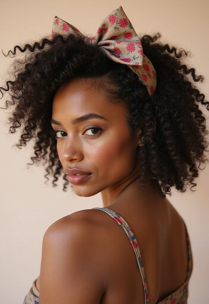 21 Baddie Curly Hairstyles That'll Make You the Queen of Curls (You Won't Believe #9!) - 14. Curly Hair Accessories