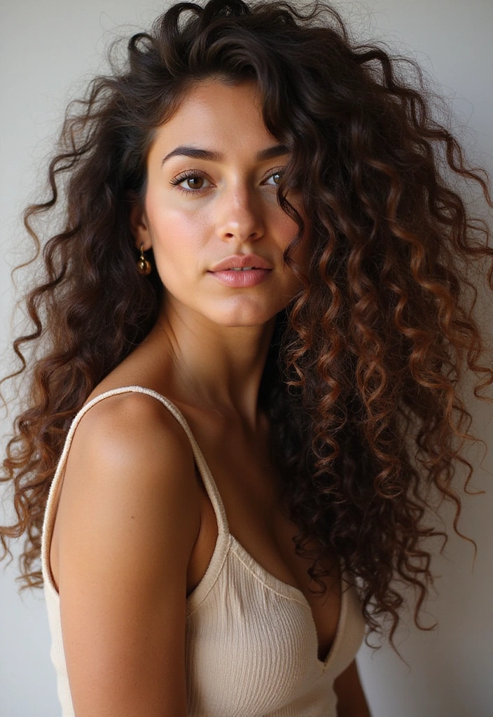 21 Baddie Curly Hairstyles That'll Make You the Queen of Curls (You Won't Believe #9!) - 21. Curly Hair with Highlights