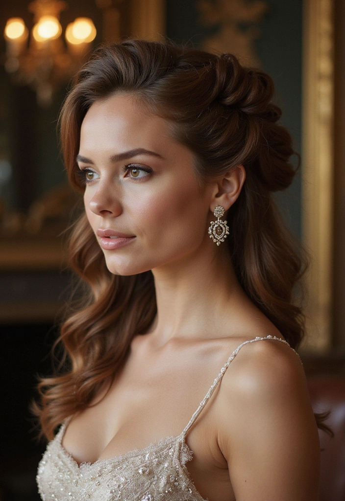 21 Baddie Curly Hairstyles That'll Make You the Queen of Curls (You Won't Believe #9!) - 9. The Crown Twist