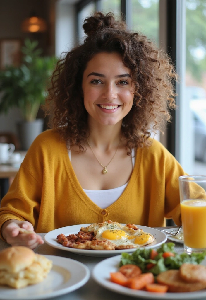 21 Mind-Blowing Natural Curly Hairstyles You Need to Try Today! - 2. Half-Up Curly Bun