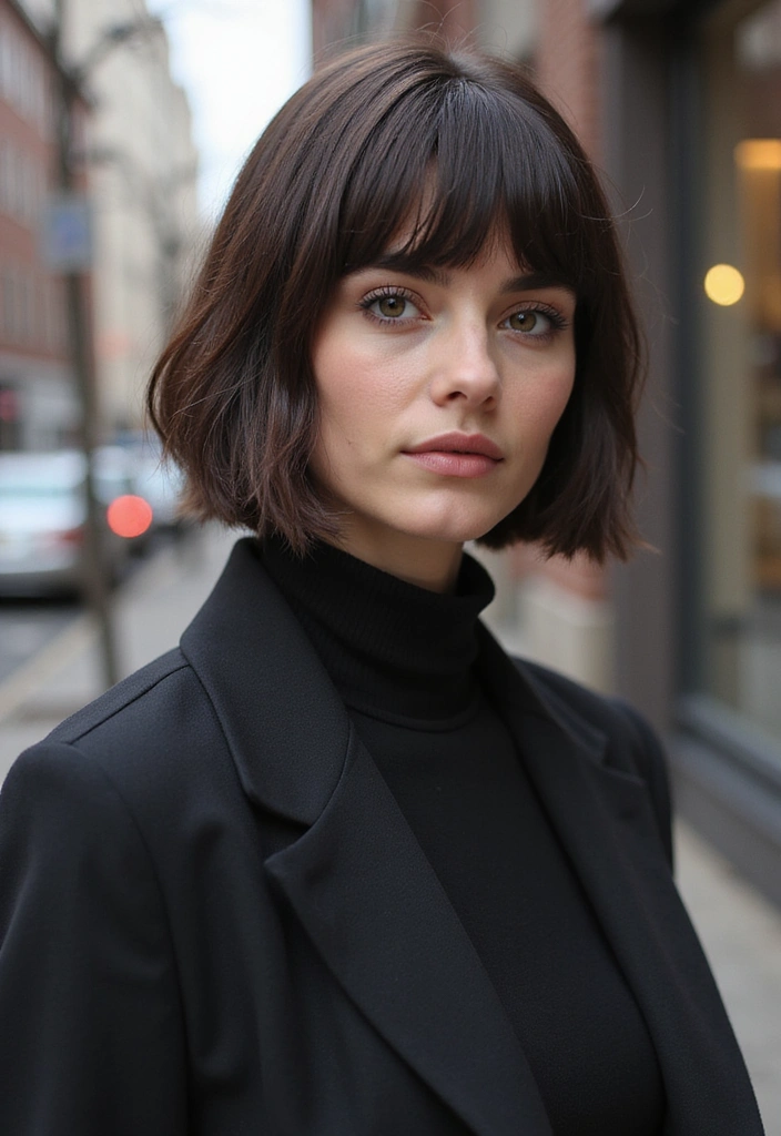 21 Stunning Choppy Bob Hairstyles to Inspire Your Next Big Hair Change! - 7. The Blunt Choppy Bob